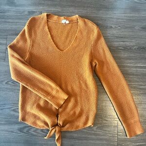 Anthropologie Sweater w/ tie front